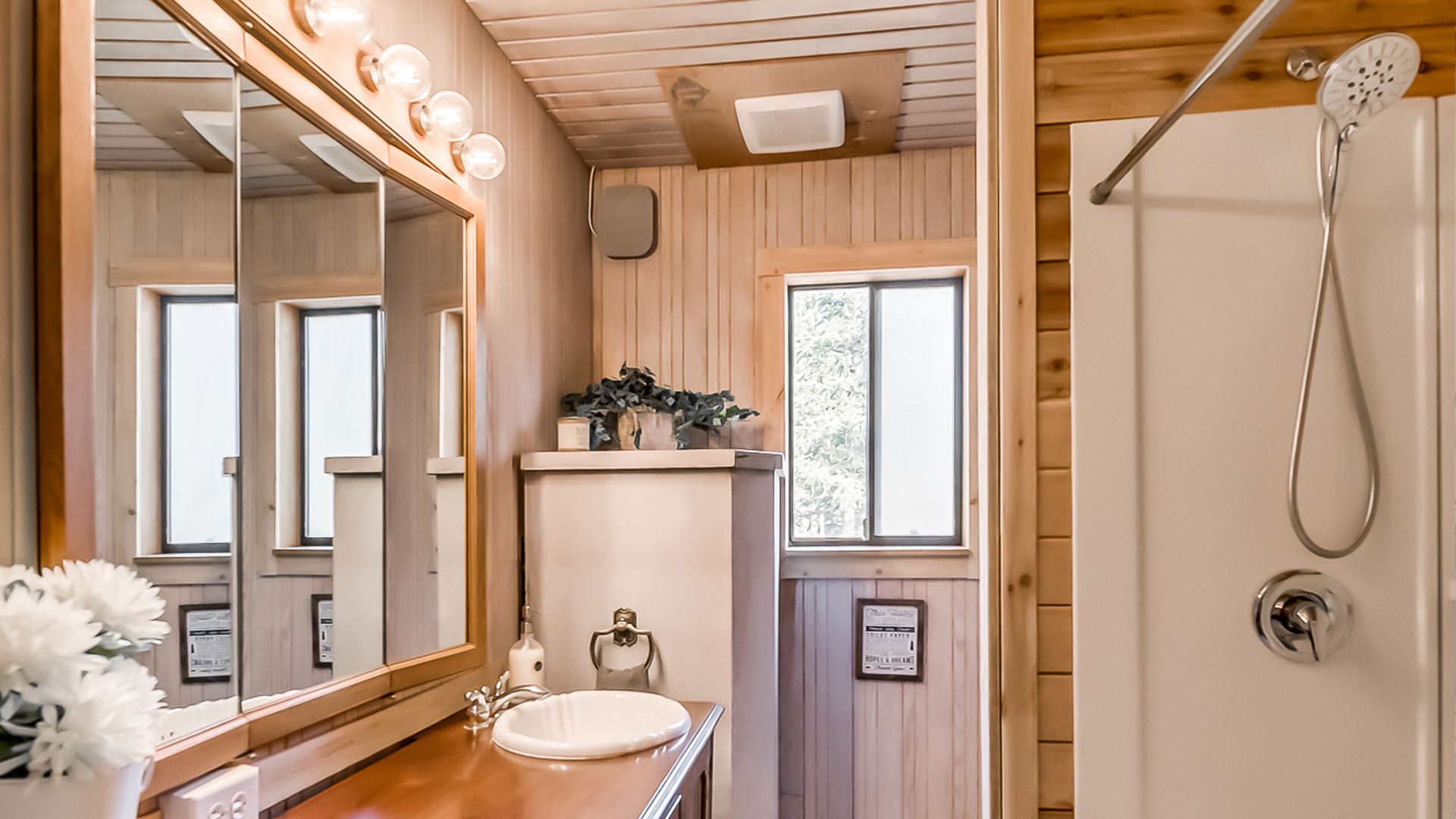 Cleaning place in lake life resort